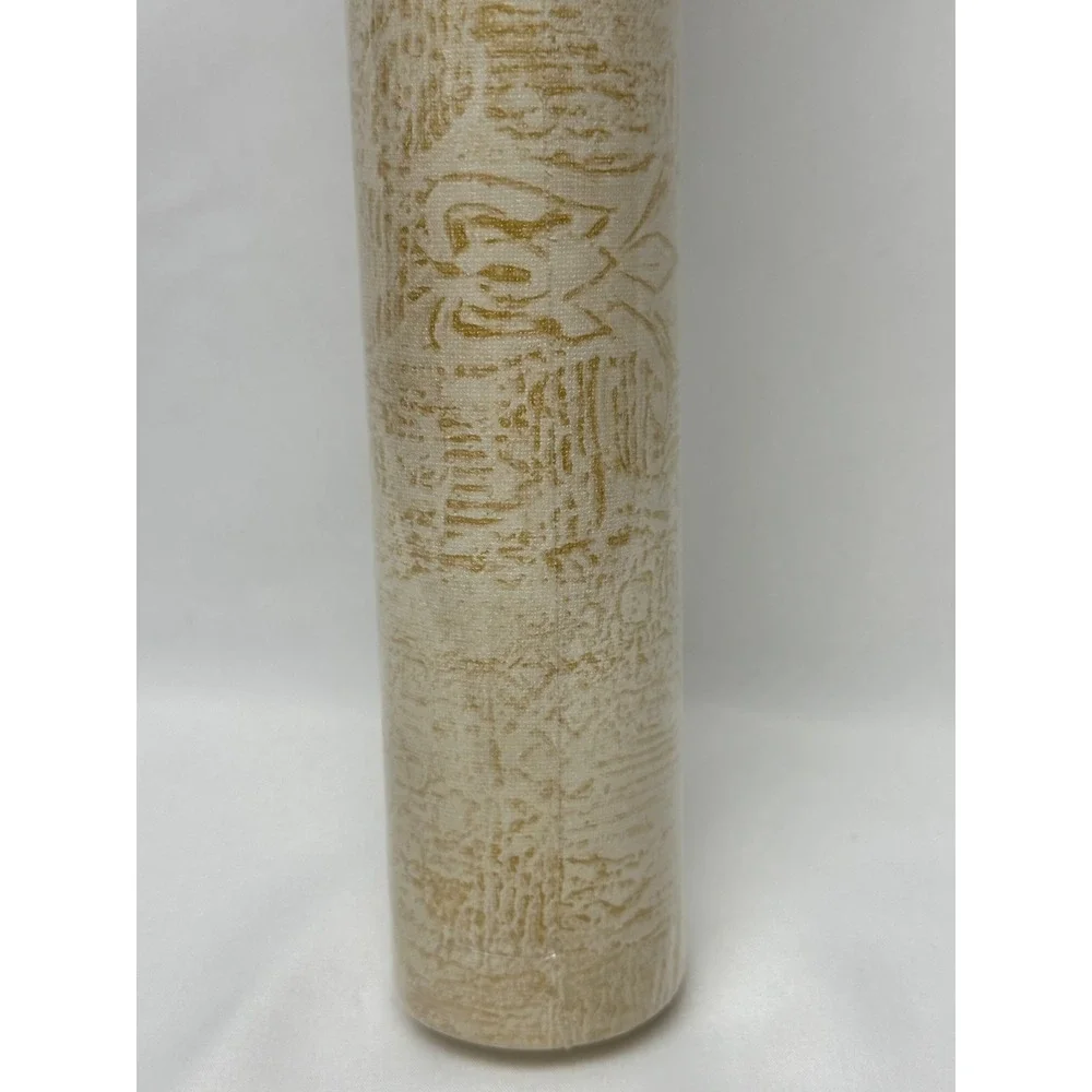 WARNER SOLID VINYL WALLPAPER LAB5161‎ GOLD TEXTURE PREPASTED PEELABLE SCRUBABLE